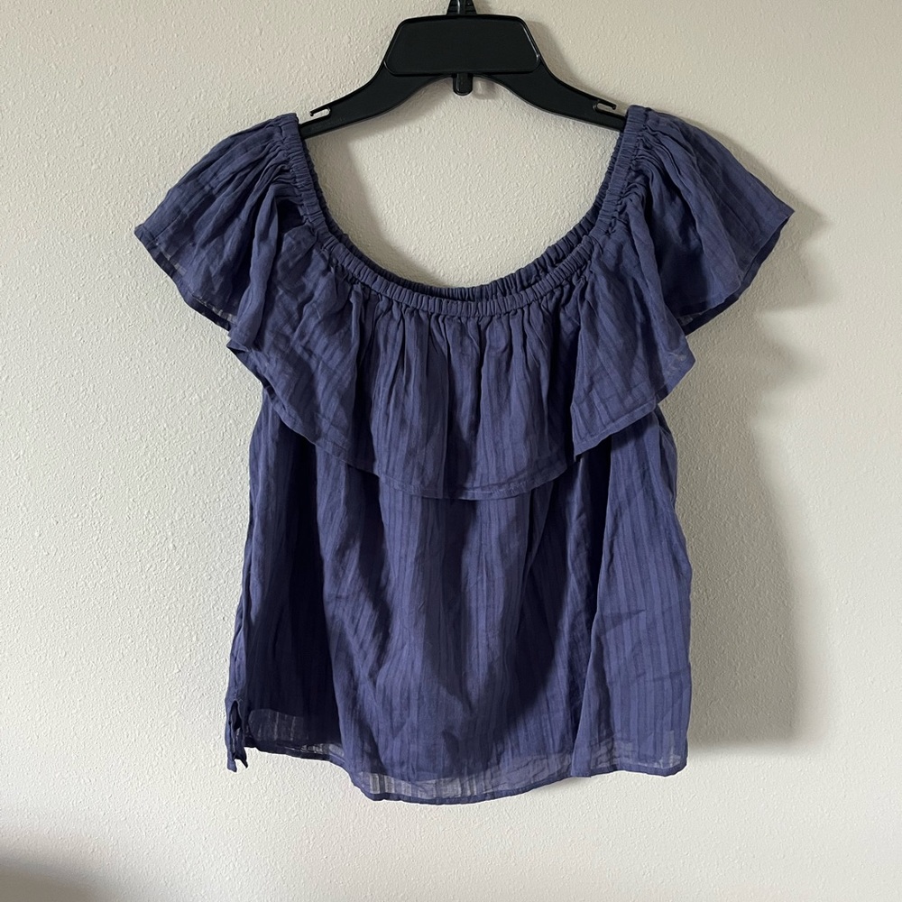 Lucky Brand Blue Blouse